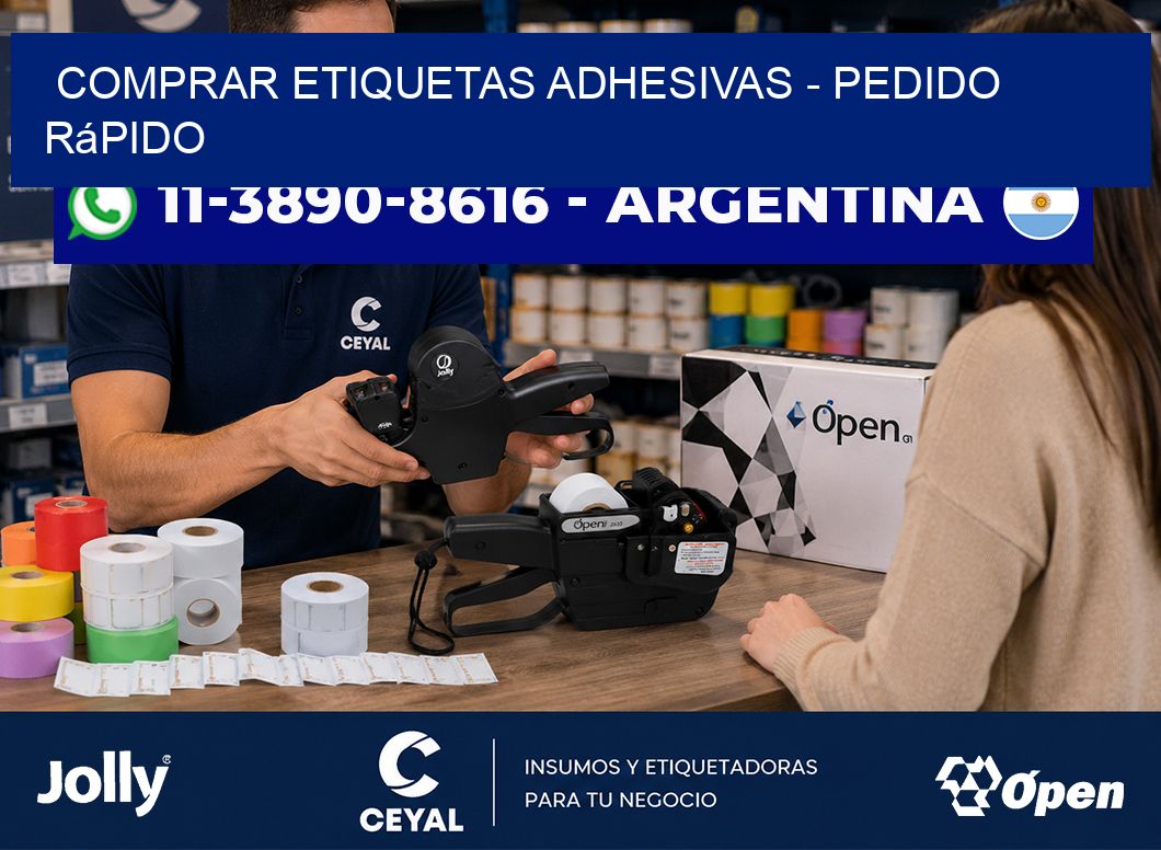 COMPRAR ETIQUETAS ADHESIVAS - Pedido rápido
