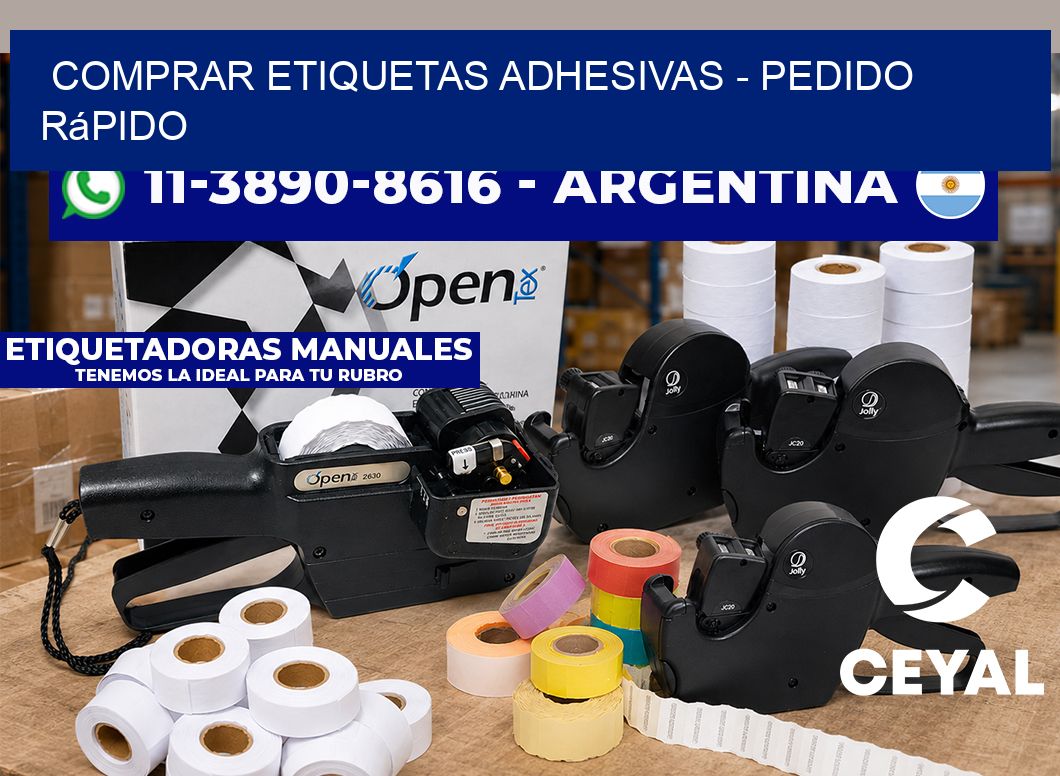 COMPRAR ETIQUETAS ADHESIVAS - Pedido rápido