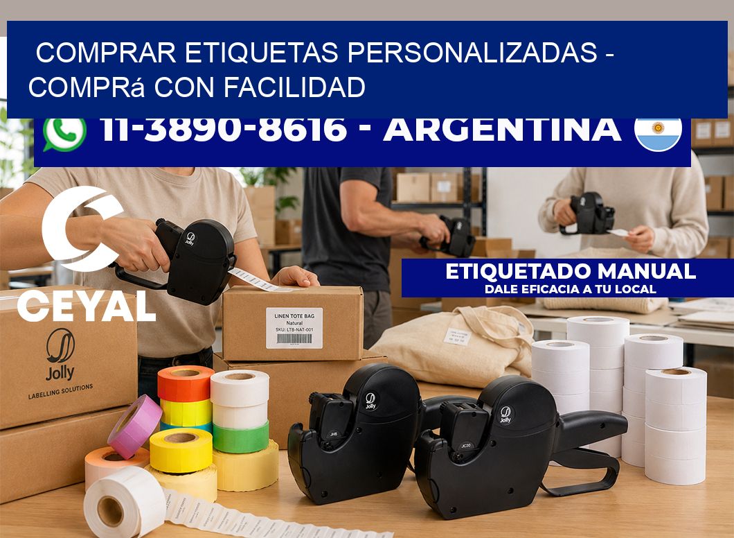 COMPRAR ETIQUETAS PERSONALIZADAS - Comprá con facilidad