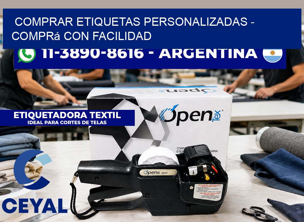 COMPRAR ETIQUETAS PERSONALIZADAS - Comprá con facilidad