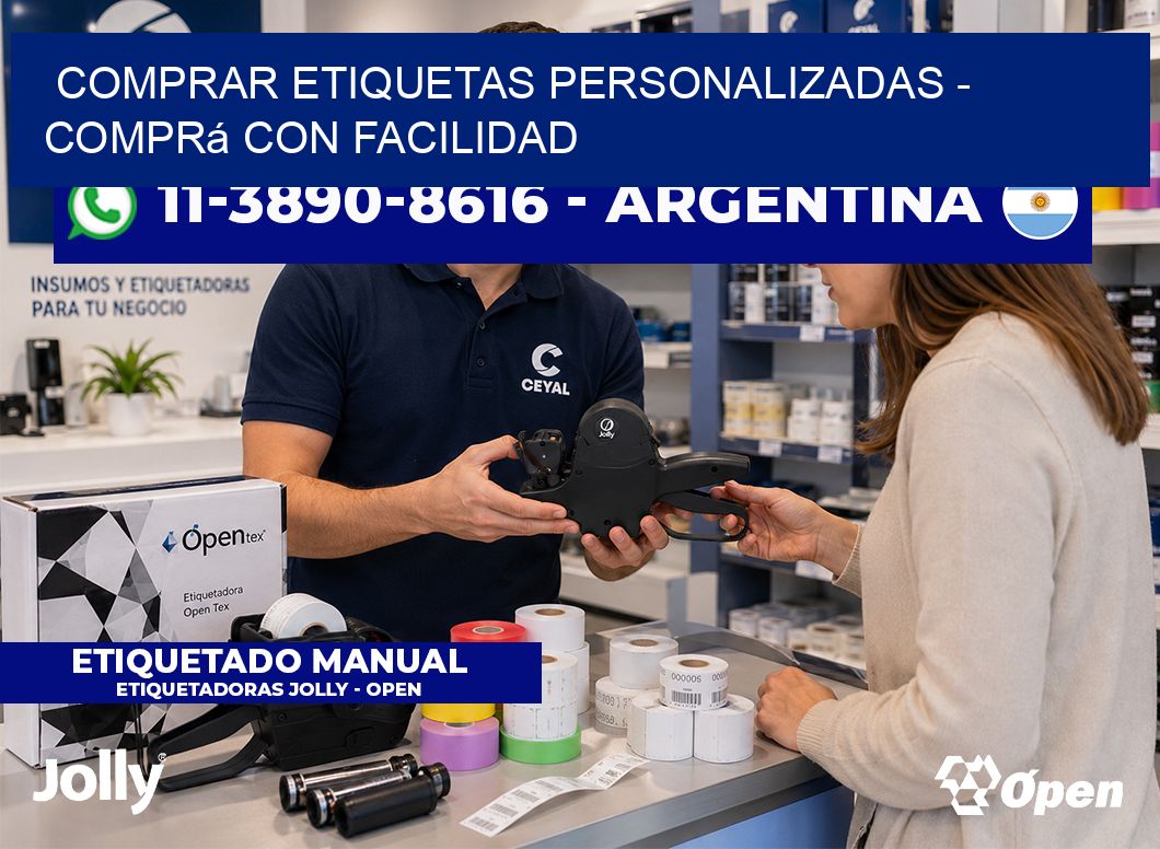 COMPRAR ETIQUETAS PERSONALIZADAS - Comprá con facilidad