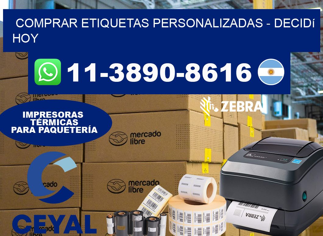 COMPRAR ETIQUETAS PERSONALIZADAS - Decidí hoy