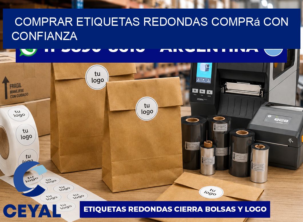 COMPRAR ETIQUETAS REDONDAS Comprá con confianza