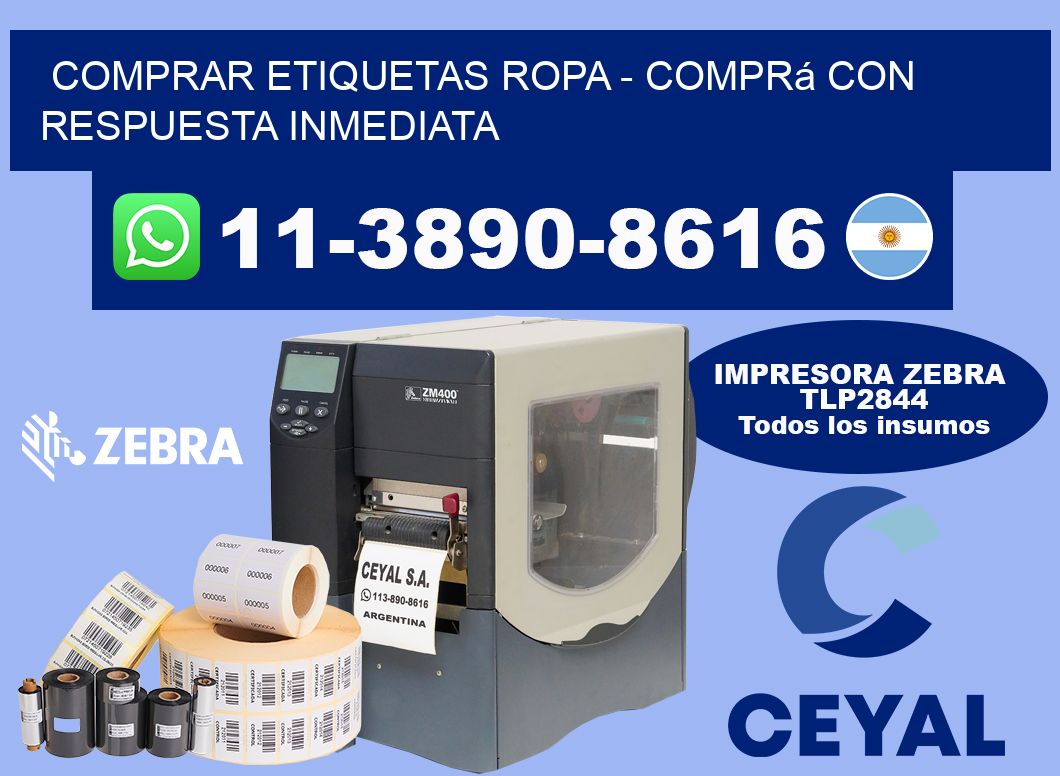 COMPRAR ETIQUETAS ROPA - Comprá con respuesta inmediata
