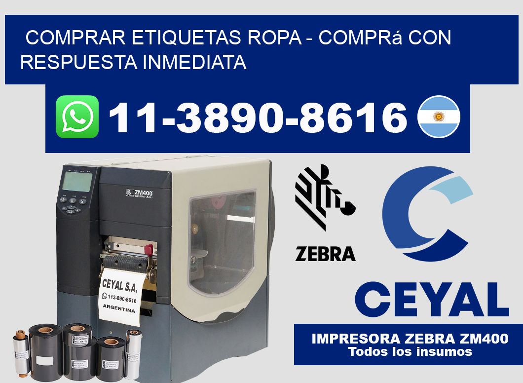 COMPRAR ETIQUETAS ROPA - Comprá con respuesta inmediata