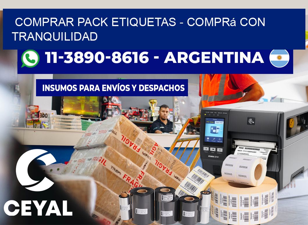 COMPRAR PACK ETIQUETAS - Comprá con tranquilidad