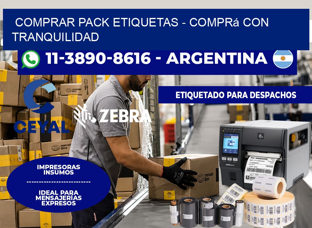 COMPRAR PACK ETIQUETAS - Comprá con tranquilidad