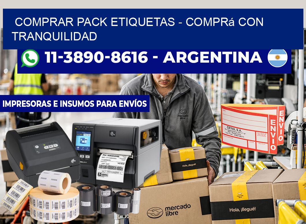 COMPRAR PACK ETIQUETAS - Comprá con tranquilidad