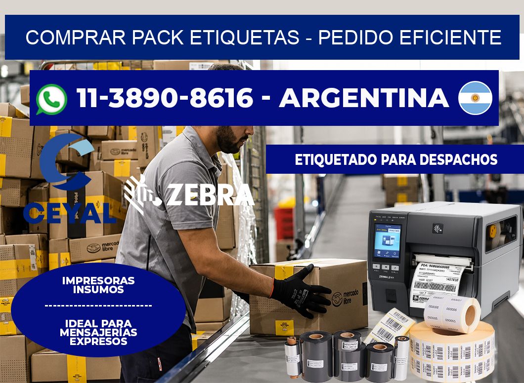 COMPRAR PACK ETIQUETAS - Pedido eficiente