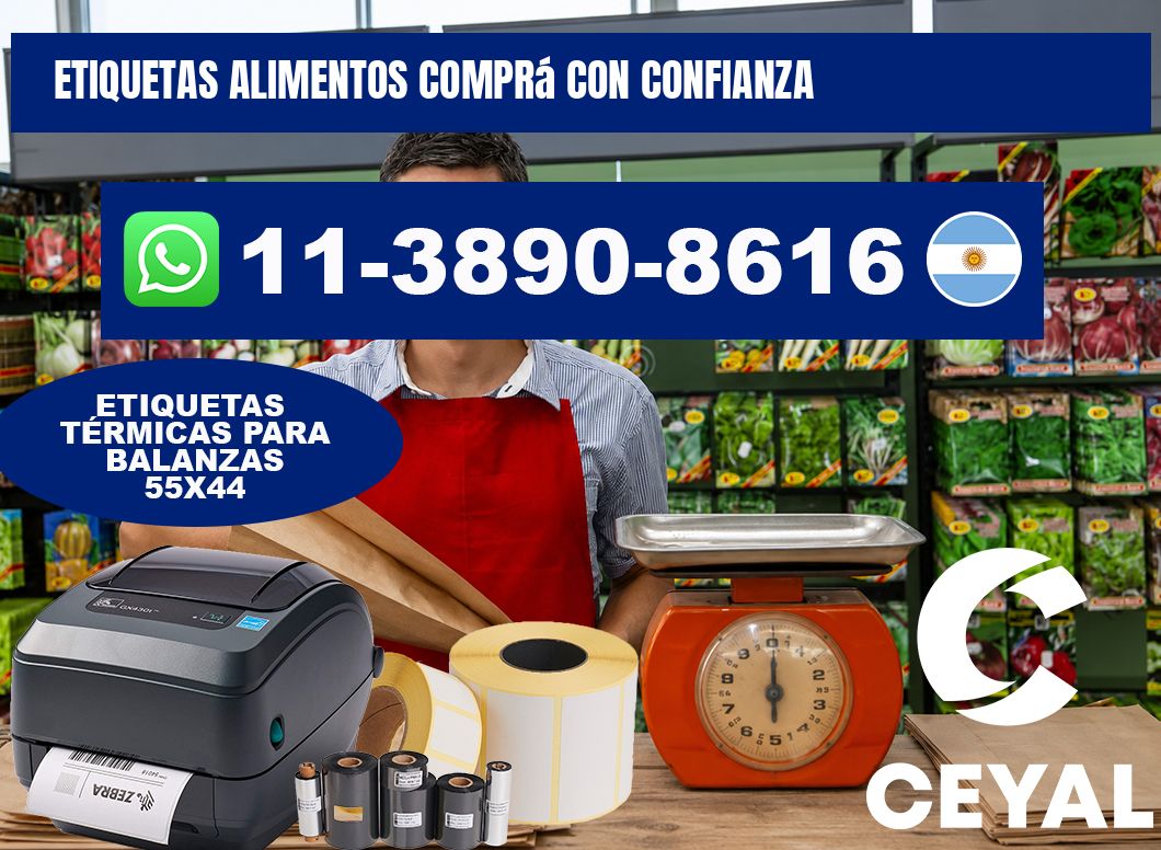 ETIQUETAS ALIMENTOS Comprá con confianza