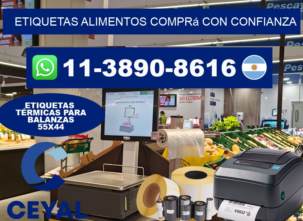 ETIQUETAS ALIMENTOS Comprá con confianza