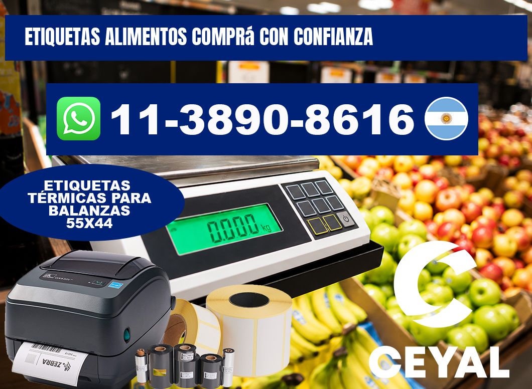 ETIQUETAS ALIMENTOS Comprá con confianza