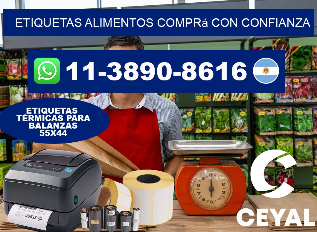 ETIQUETAS ALIMENTOS Comprá con confianza