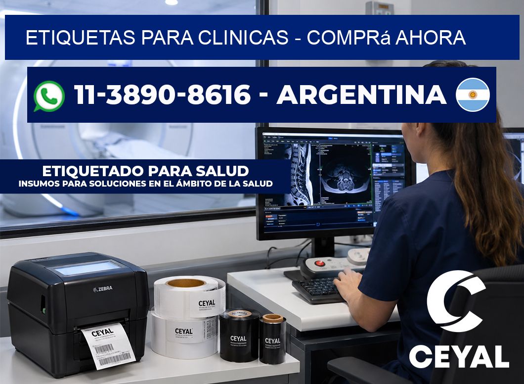 ETIQUETAS PARA CLINICAS - Comprá ahora