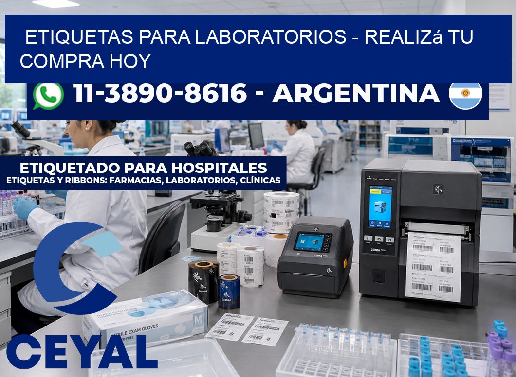 ETIQUETAS PARA LABORATORIOS – Realizá tu compra hoy