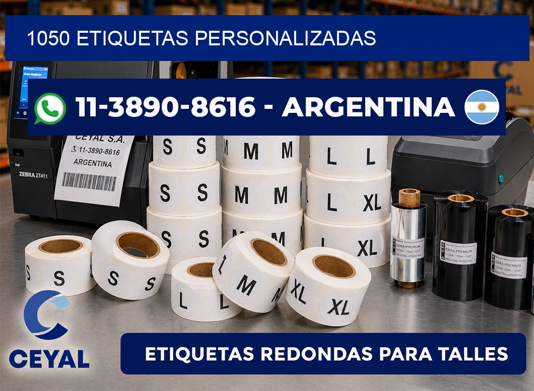1050 ETIQUETAS PERSONALIZADAS