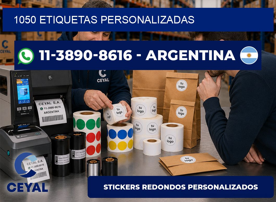 1050 ETIQUETAS PERSONALIZADAS