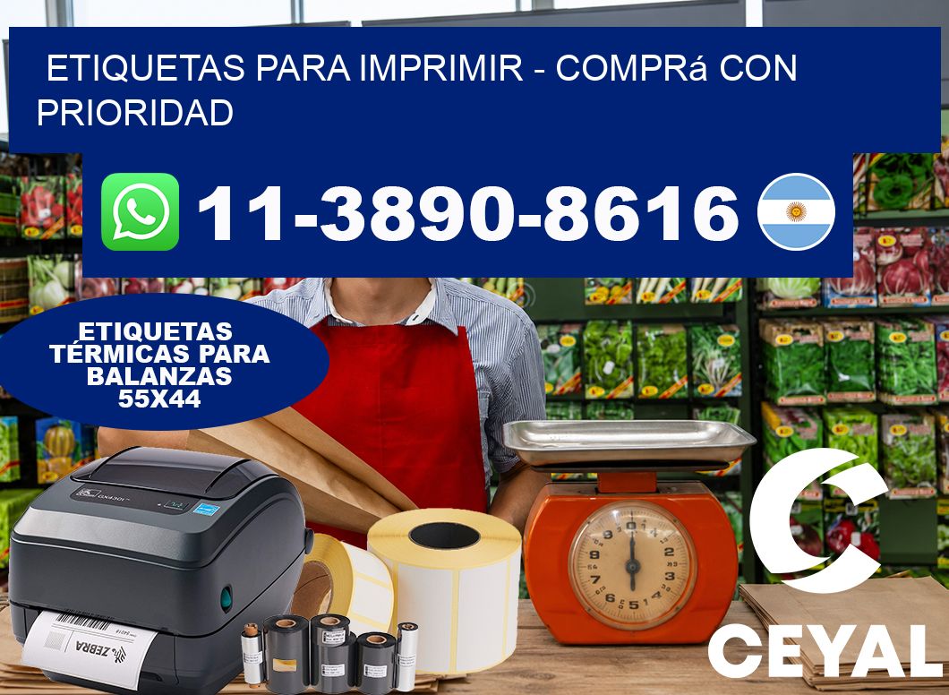 ETIQUETAS PARA IMPRIMIR – Comprá con prioridad