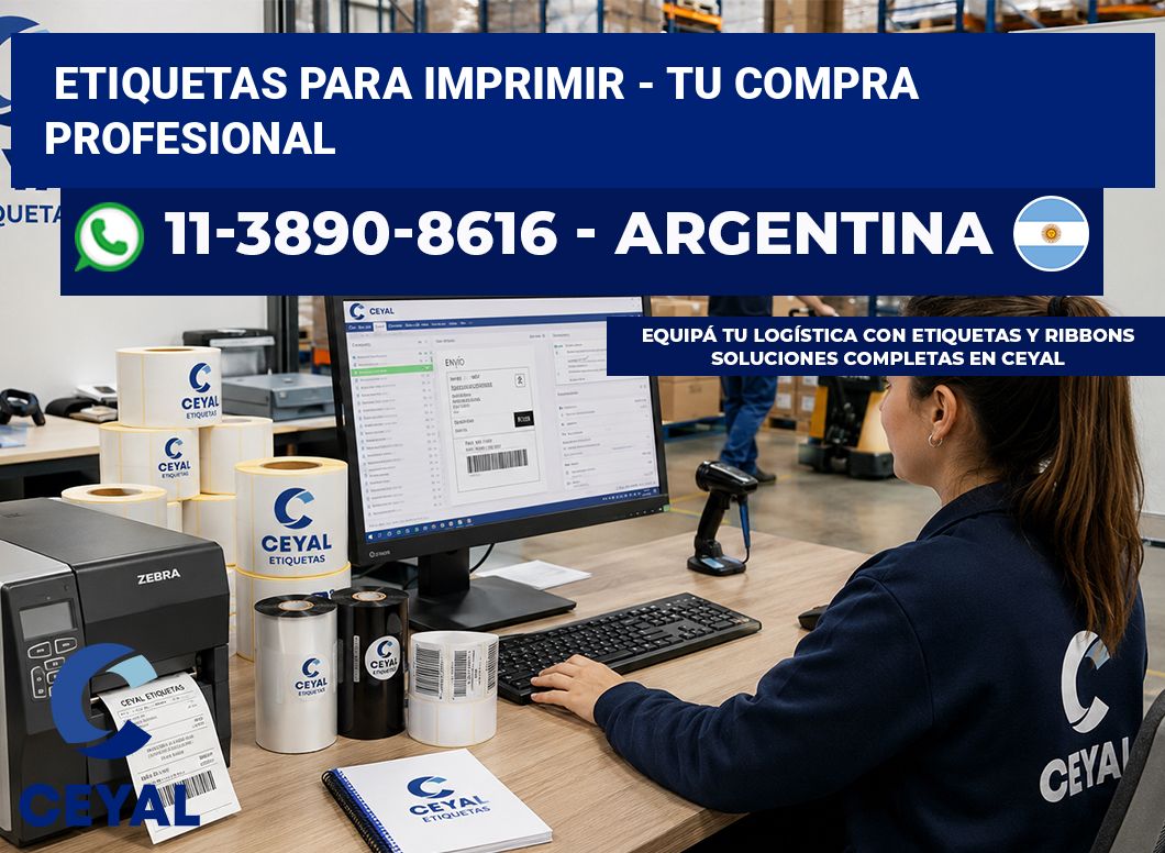 ETIQUETAS PARA IMPRIMIR – Tu compra profesional