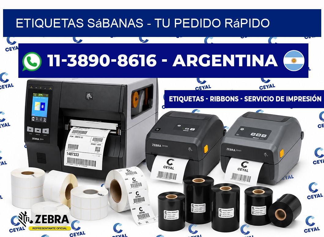 Etiquetas Sábanas - Tu pedido rápido