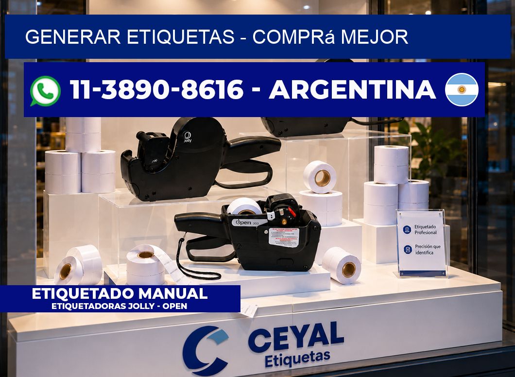 GENERAR ETIQUETAS - Comprá mejor