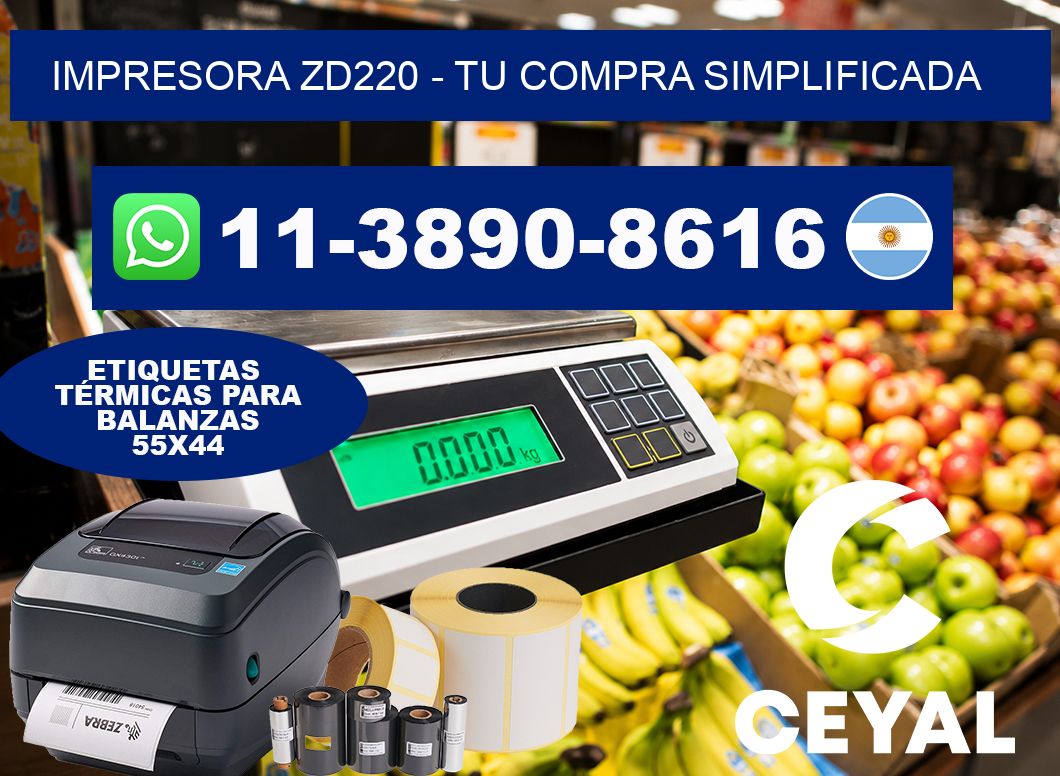 IMPRESORA ZD220 - Tu compra simplificada
