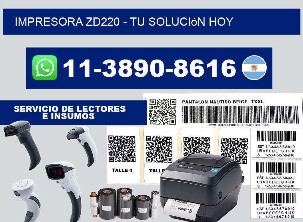 IMPRESORA ZD220 - Tu solución hoy