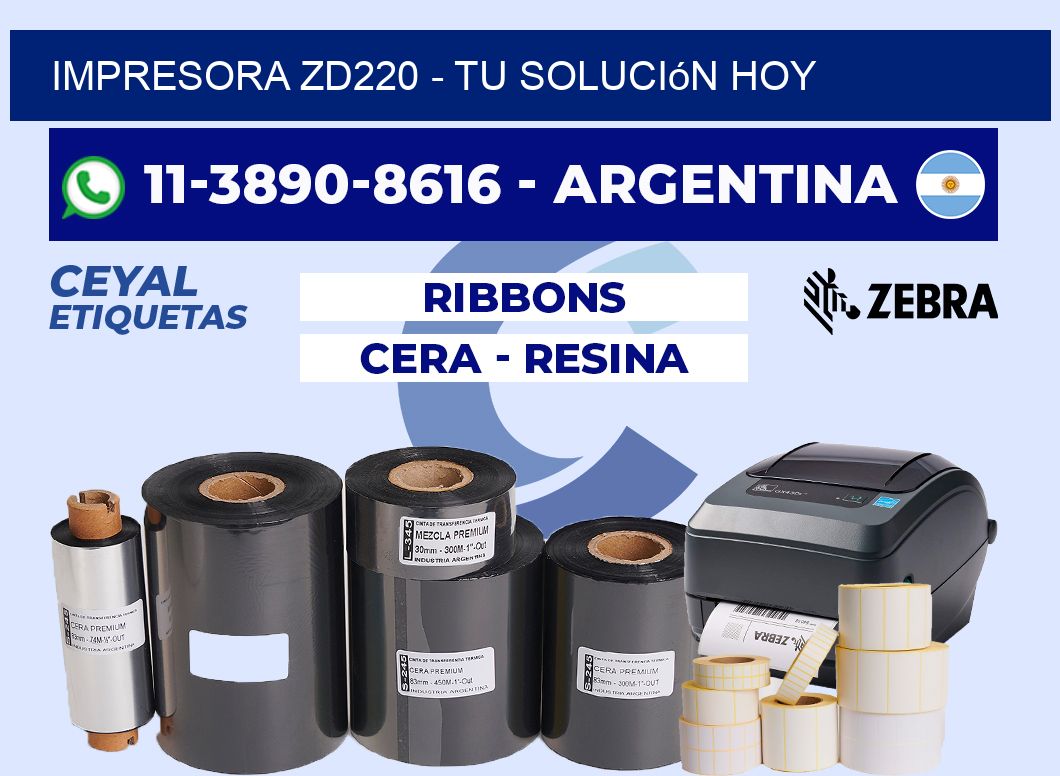 IMPRESORA ZD220 - Tu solución hoy