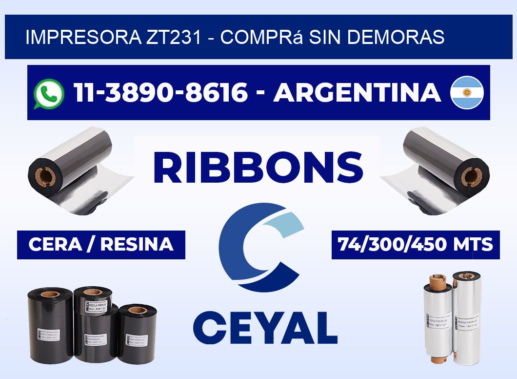 IMPRESORA ZT231 - Comprá sin demoras