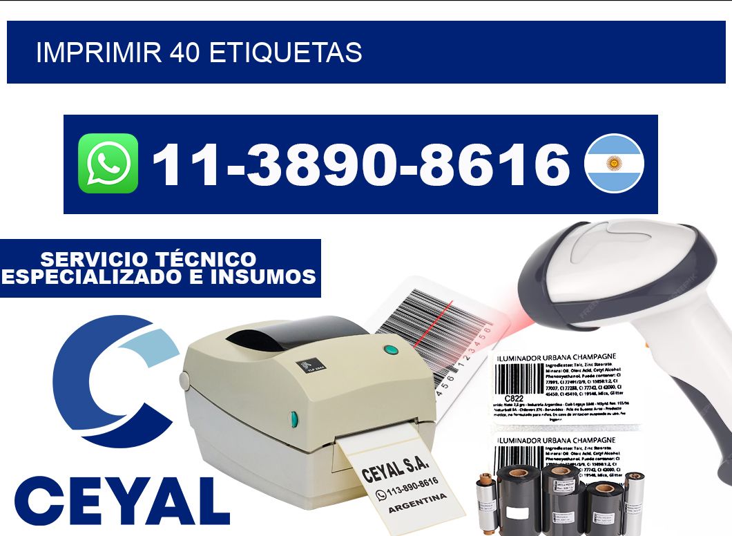 IMPRIMIR 40 ETIQUETAS