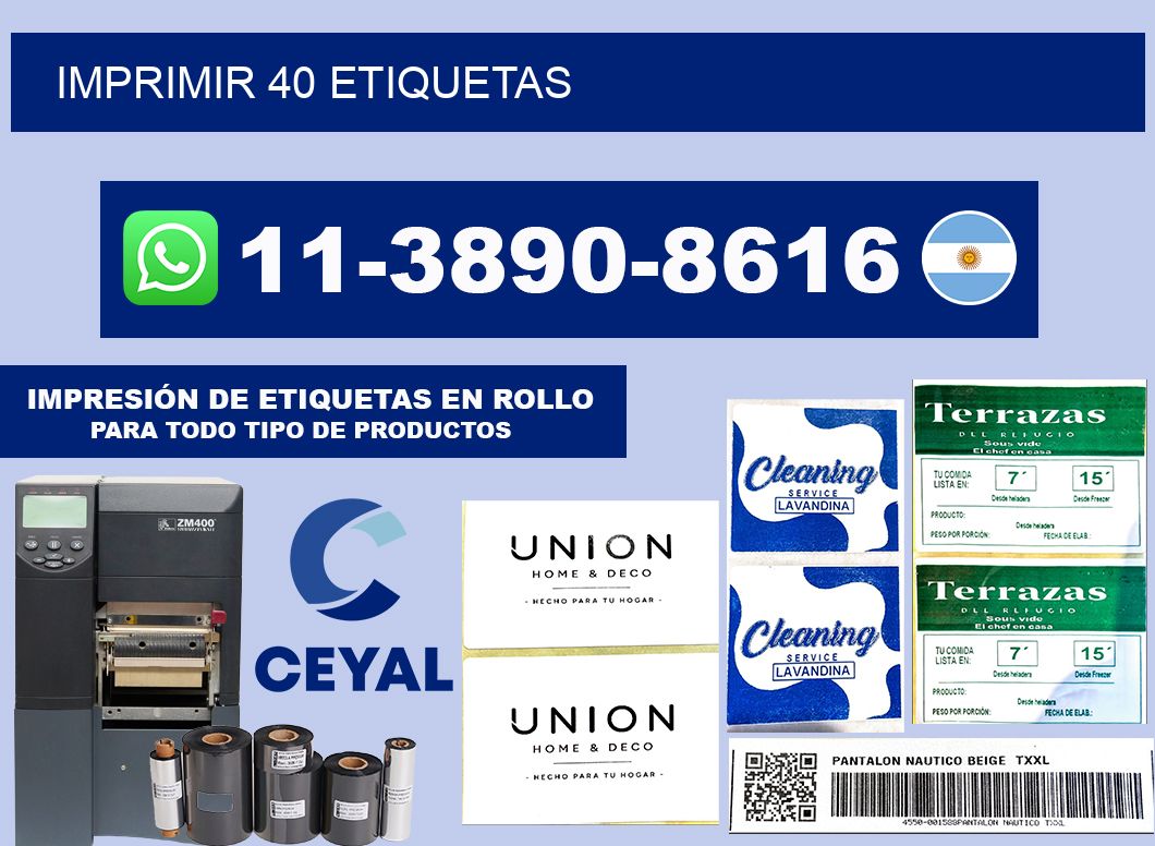 IMPRIMIR 40 ETIQUETAS