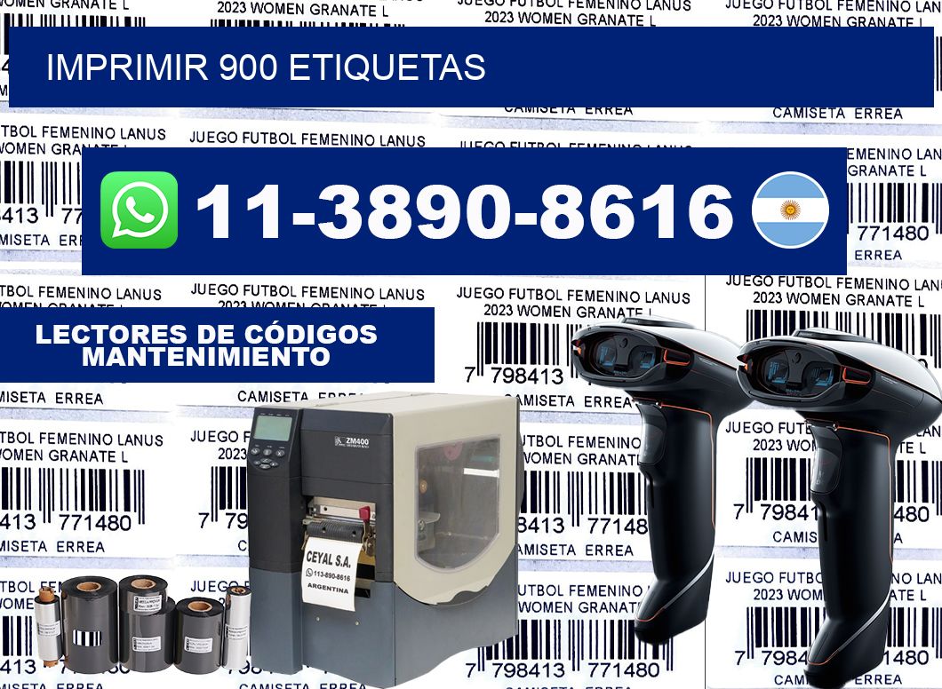 IMPRIMIR 900 ETIQUETAS
