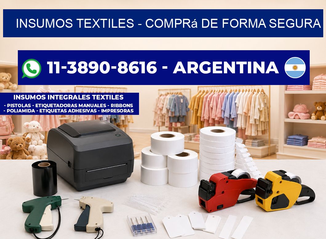INSUMOS TEXTILES - Comprá de forma segura