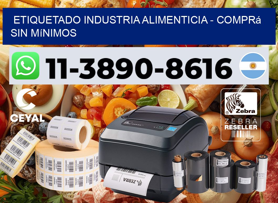 ETIQUETADO INDUSTRIA ALIMENTICIA - Comprá sin mínimos