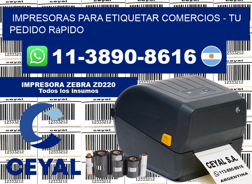 IMPRESORAS PARA ETIQUETAR COMERCIOS - Tu pedido rápido