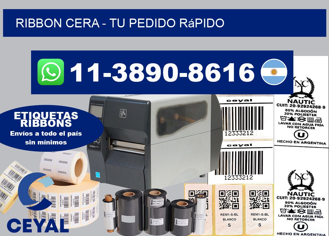 Ribbon cera - Tu pedido rápido