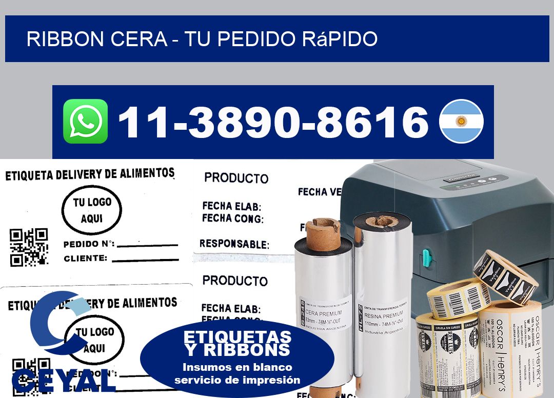 Ribbon cera – Tu pedido rápido