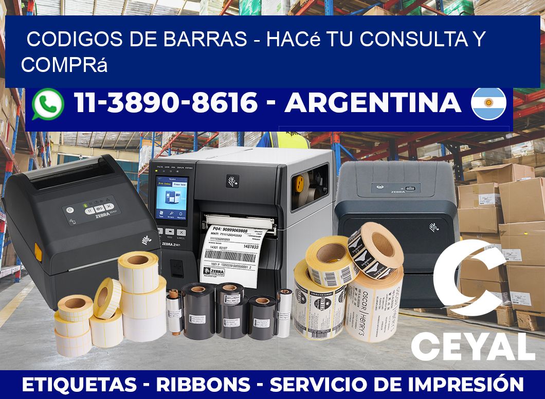 codigos de barras - Hacé tu consulta y comprá