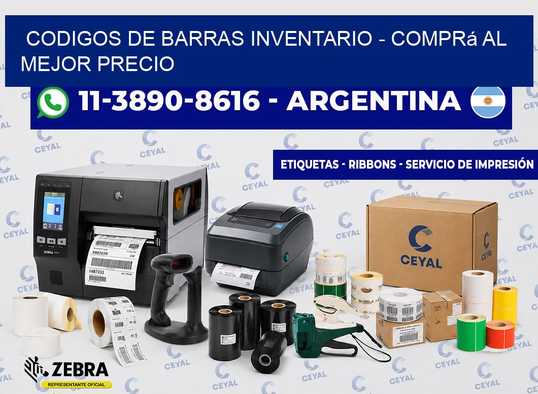 codigos de barras inventario - Comprá al mejor precio