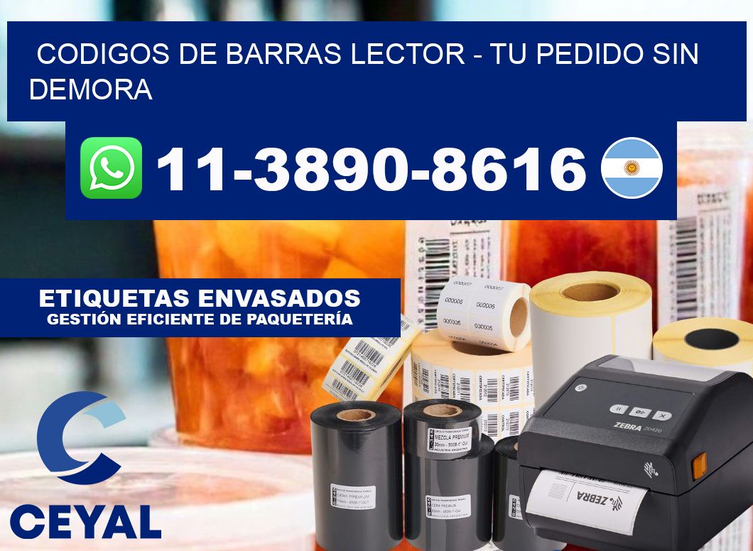 codigos de barras lector - Tu pedido sin demora