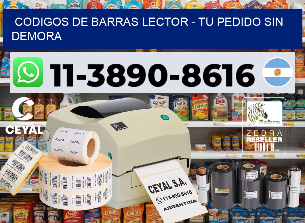 codigos de barras lector - Tu pedido sin demora