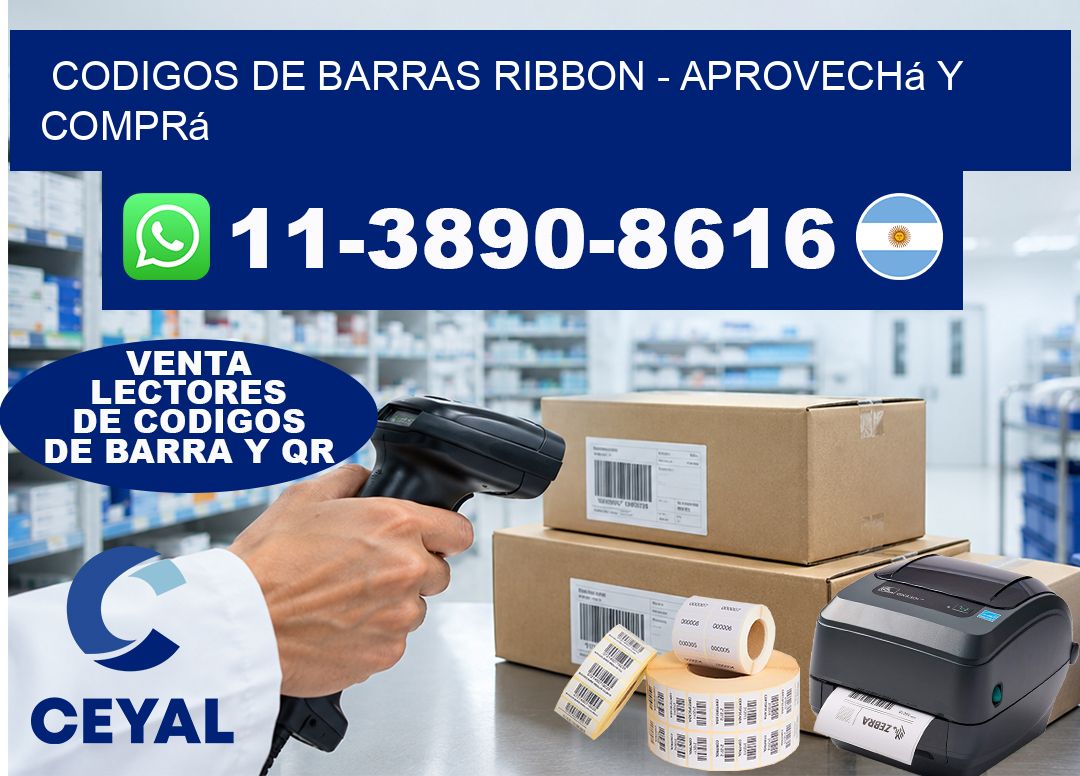 codigos de barras ribbon - Aprovechá y comprá