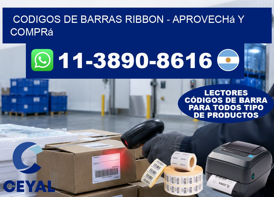 codigos de barras ribbon - Aprovechá y comprá