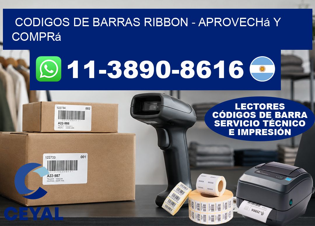 codigos de barras ribbon – Aprovechá y comprá