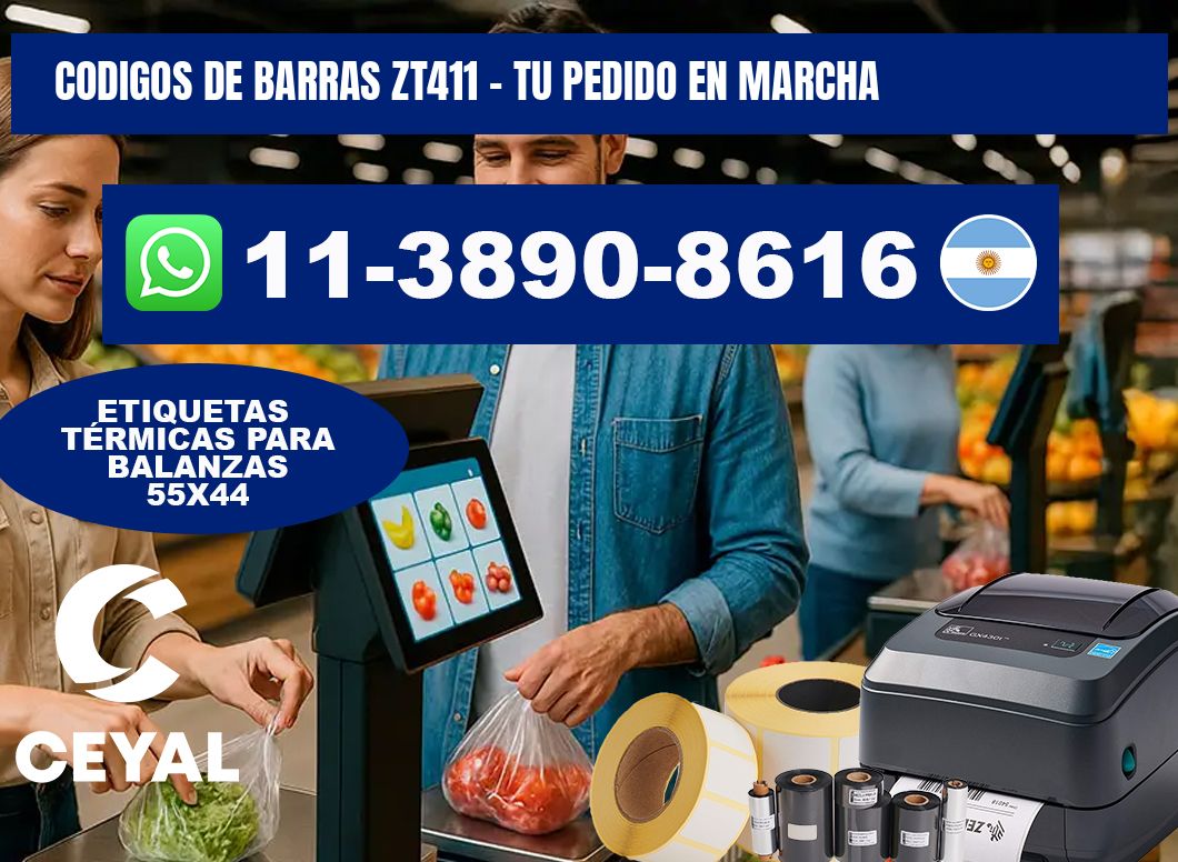 codigos de barras zt411 - Tu pedido en marcha
