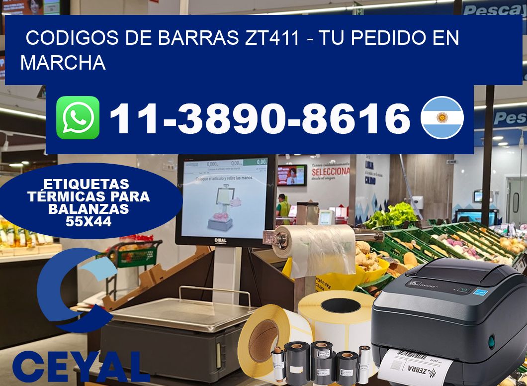 codigos de barras zt411 - Tu pedido en marcha