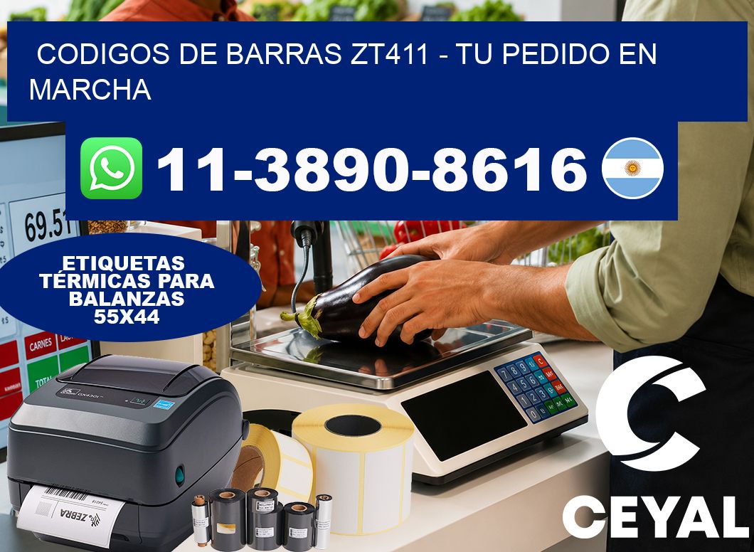 codigos de barras zt411 – Tu pedido en marcha
