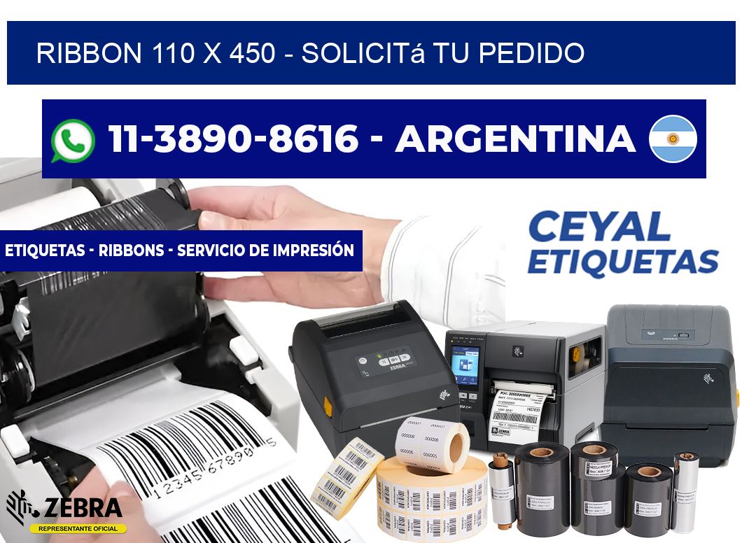 ribbon 110 x 450 - Solicitá tu pedido