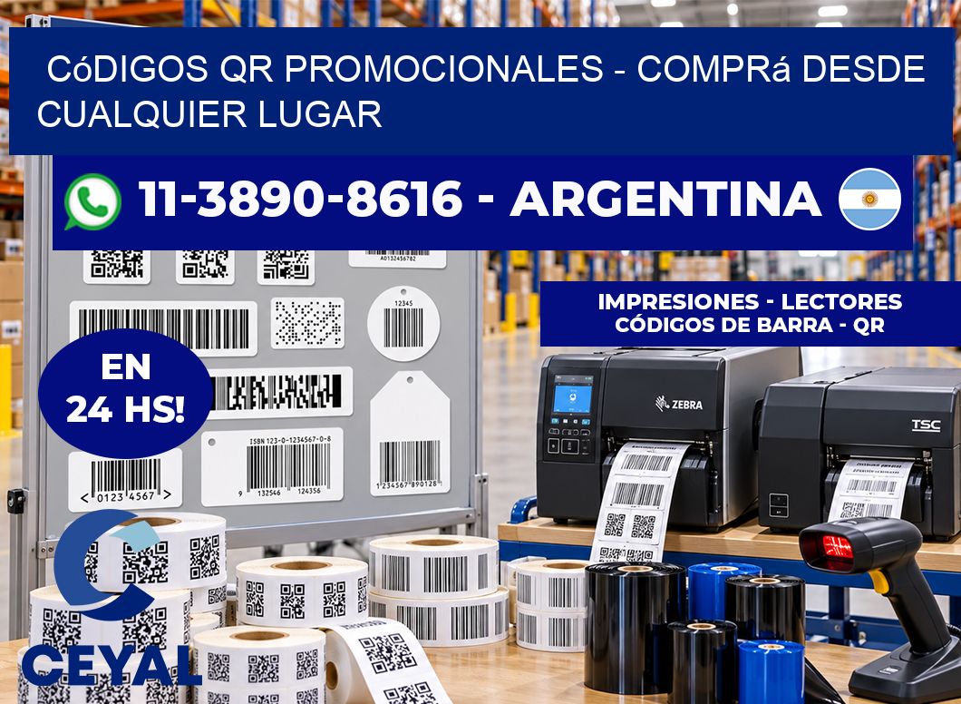 Códigos QR Promocionales – Comprá desde cualquier lugar