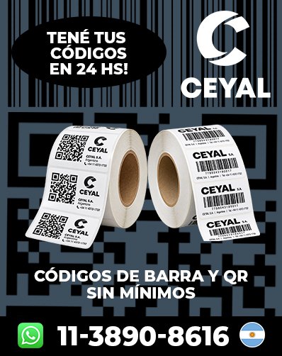 Códigos de barras para Imprimir - Comprá con entrega rápida